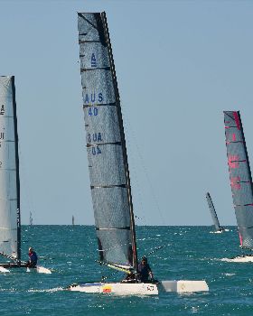 2018 "A" Class Catamaran Worlds (Race 3, Tues 20th)