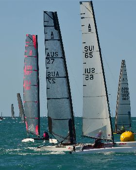 2018 "A" Class Catamaran Worlds (Race 3, Tues 20th)