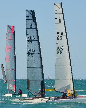 2018 "A" Class Catamaran Worlds (Race 3, Tues 20th)