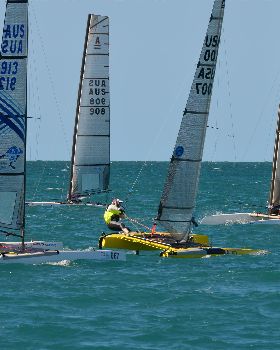 2018 "A" Class Catamaran Worlds (Race 3, Tues 20th)