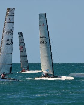 2018 "A" Class Catamaran Worlds (Race 3, Tues 20th)