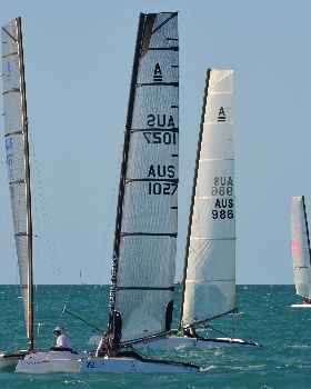 2018 "A" Class Catamaran Worlds (Race 3, Tues 20th)