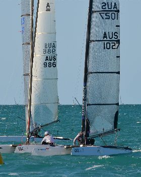 2018 "A" Class Catamaran Worlds (Race 3, Tues 20th)