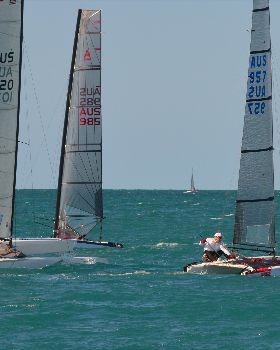 2018 "A" Class Catamaran Worlds (Race 3, Tues 20th)