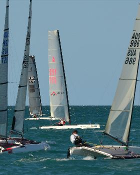 2018 "A" Class Catamaran Worlds (Race 3, Tues 20th)