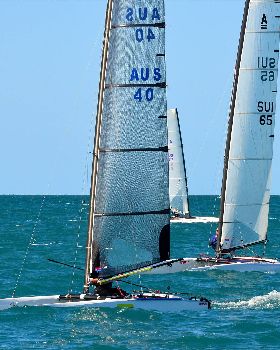 2018 "A" Class Catamaran Worlds (Race 3, Tues 20th)