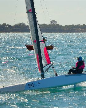 2018 "A" Class Catamaran Worlds (Race 3, Tues 20th)