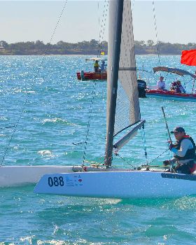 2018 "A" Class Catamaran Worlds (Race 3, Tues 20th)