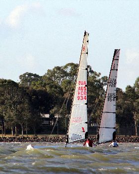 2017 "A" Class Catamaran State Titles (Day 1)