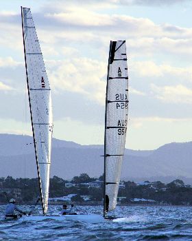 2017 "A" Class Catamaran State Titles (Day 1)