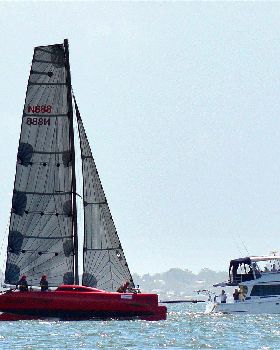 2018 Brisbane to Gladstone Multihull Race Start