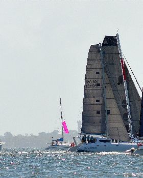 2018 Brisbane to Gladstone Multihull Race Start