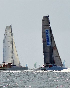 2018 Brisbane to Gladstone Multihull Race Start