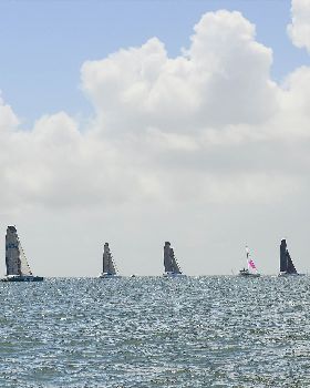 2018 Brisbane to Gladstone Multihull Race Start