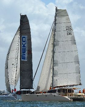 2018 Brisbane to Gladstone Multihull Race Start