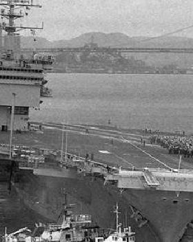 enterprise aground