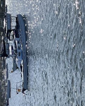 Sinking yacht