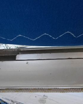 Boom track broken