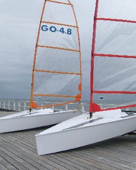 My new sailing dinghy design,designed with CAD and CNC cut in Thialand