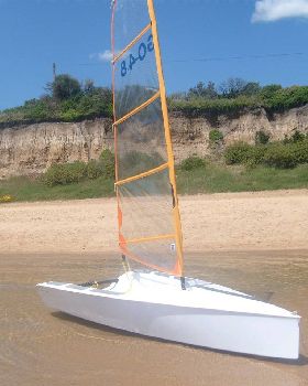 My new sailing dinghy design,designed with CAD and CNC cut in Thialand