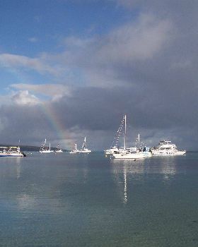 Summer  Sun Shower Geographe Bay December 2010