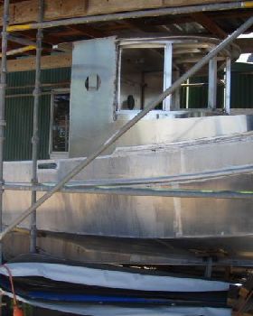 Tugboat under construction
