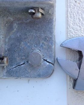 deck plate cracked