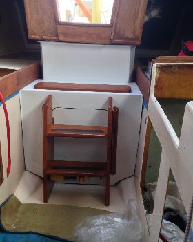 sundays work fitting engine cover 016