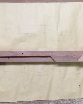 Starboard side of frame.