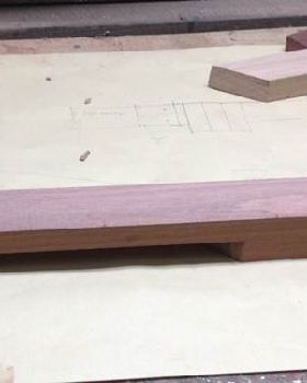 Center part of frame.