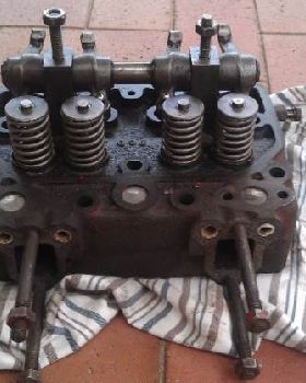 bukh dv20 cylinder head exhaust manifold water pump case 19784503