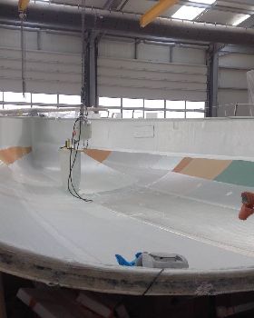 Laying up of the hull