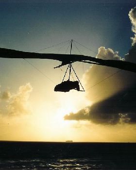 Flying at Cottesloe Westerly