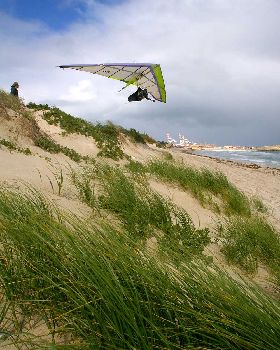 Skimming another dune
