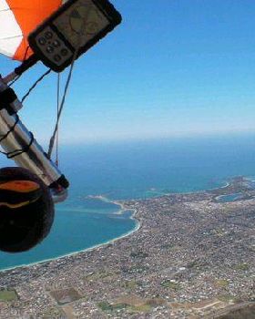 Flying my powered harness