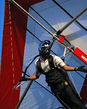 Hang gliding