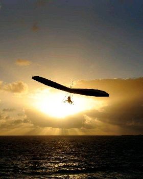 Sunset flight