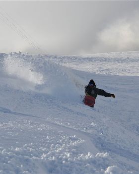 Snow Kiting