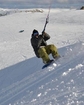Snow Kiting