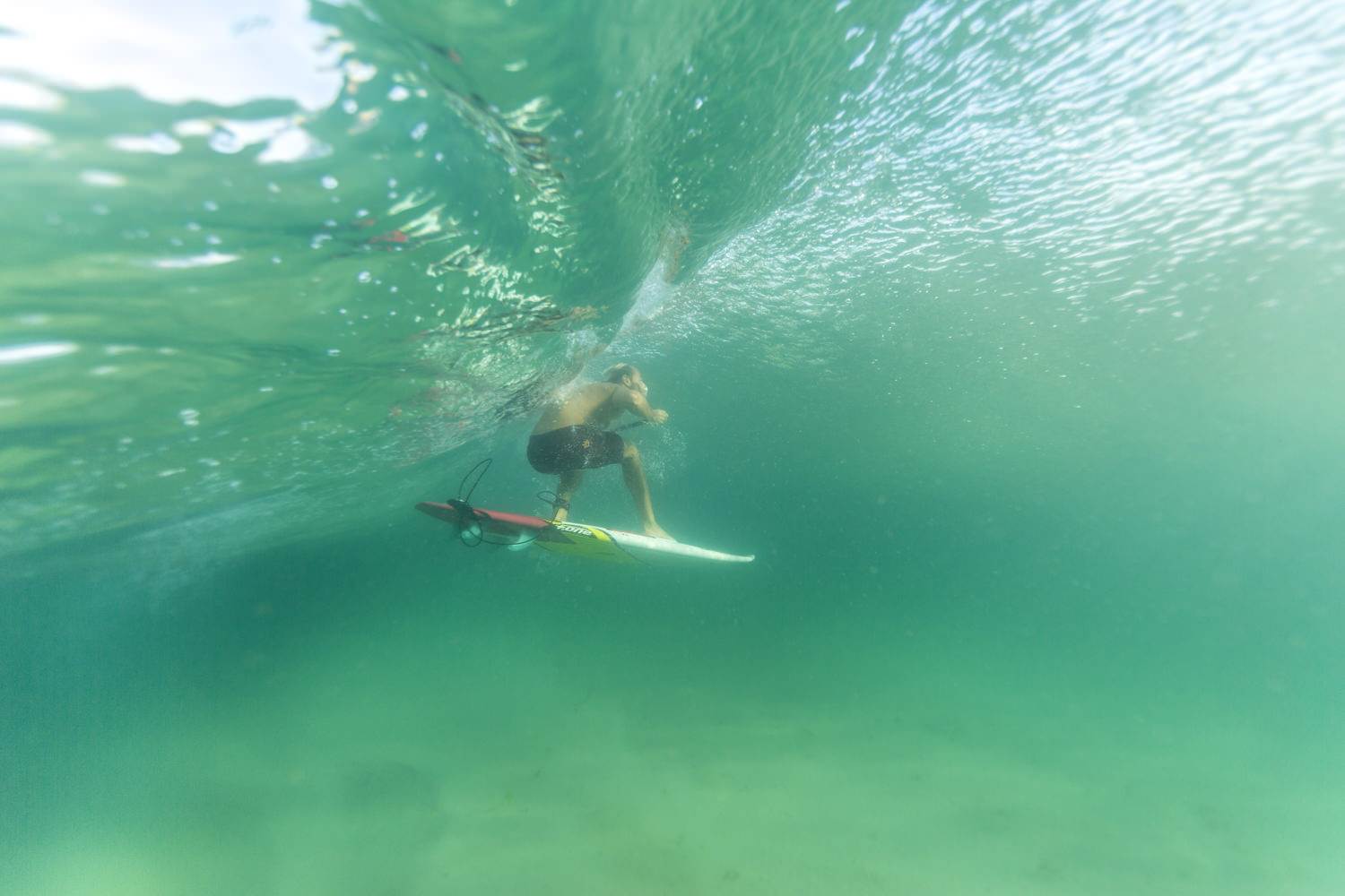 Pro rider Dimitri Georges, coming from France to show us how to ride the F-ONE Madeiro Pro 7'2''