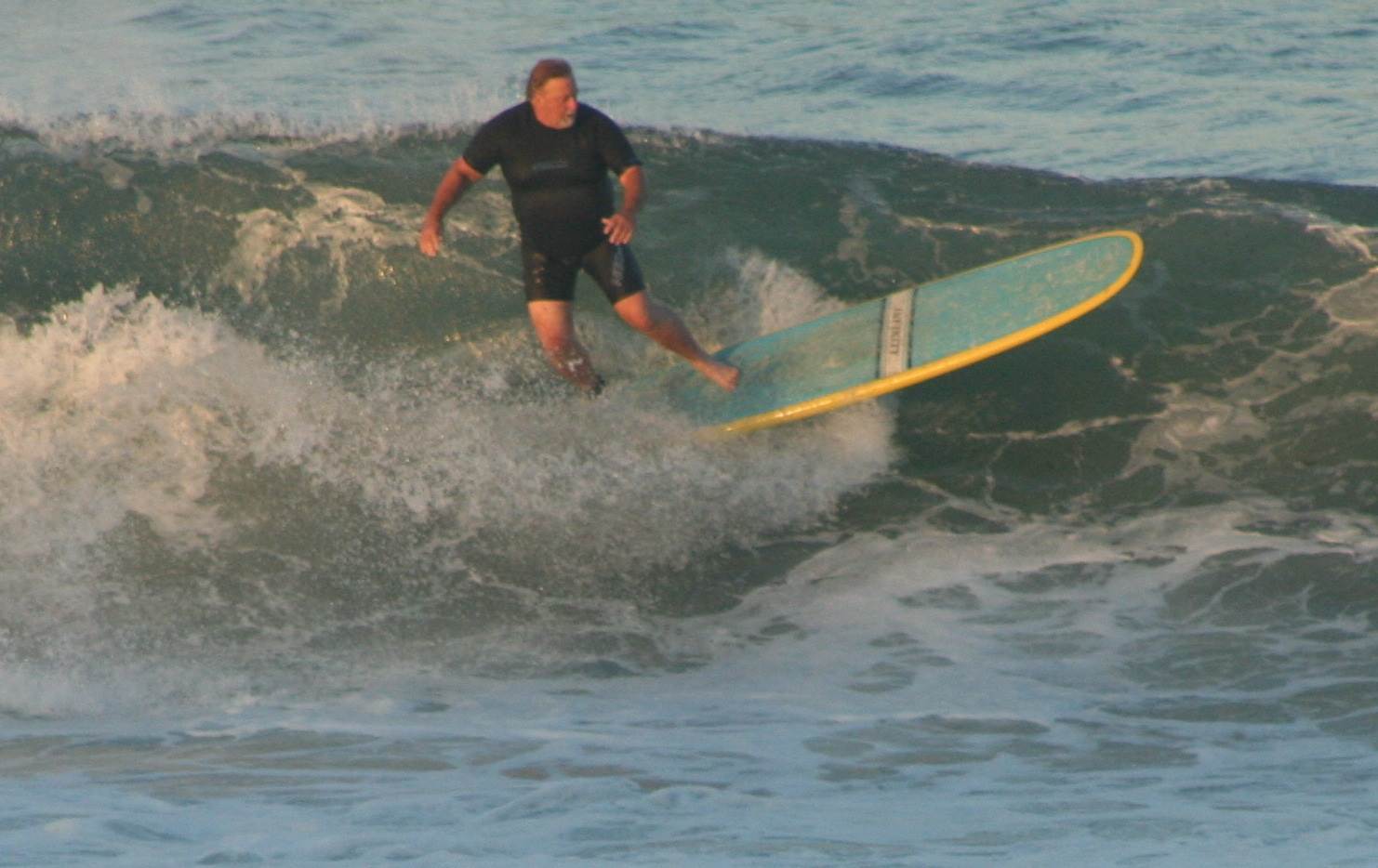 "Popping up" at 138 kg was a struggle... but I could still surf