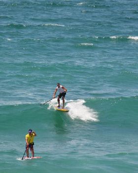 Downwind finish
