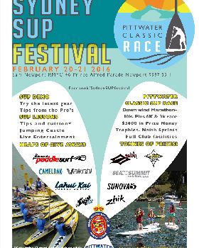 Sydney SUP Festival 2016 poster