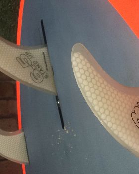 Thruster fins