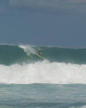 How good does the yellow baby bomb look on a wave?