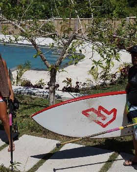 Andrew / Jayne  SUP guests at ekasfantastic.com
