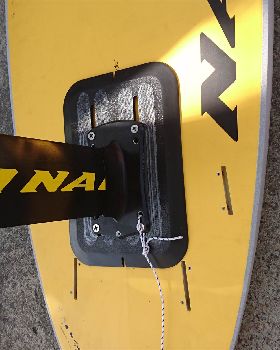 Stick on foil mount