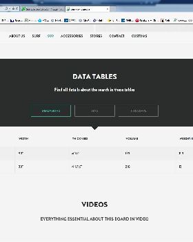 search dimensions