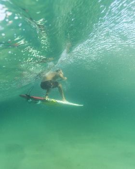 Pro rider Dimitri Georges, coming from France to show us how to ride the F-ONE Madeiro Pro 7'2''