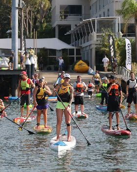 SUP Fest big group start